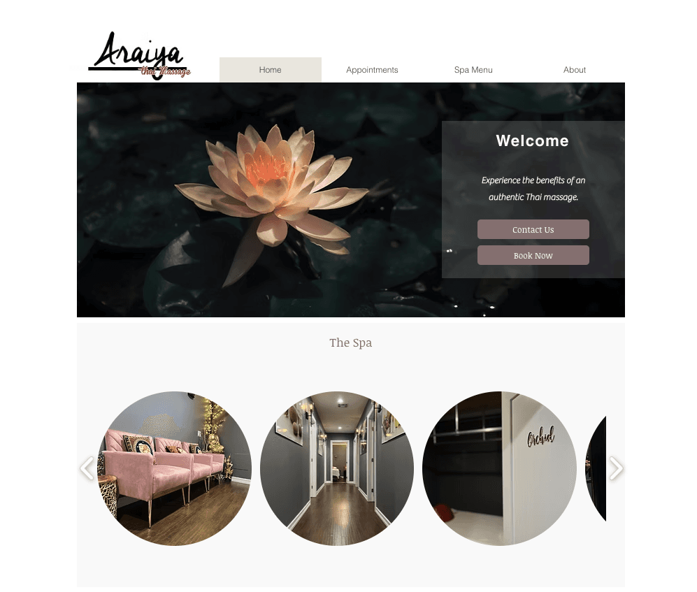 Araiya Massage — Spa booking with online scheduling and gift cards